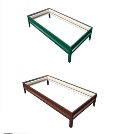 картинка Грядки ППЛ 0,65*3,0м (зеленый/коричневый) от магазина Альфа Плейс