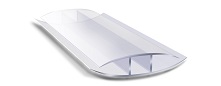 картинка Профиль соединительный цельный прозрачный для поликарбоната 4 мм от магазина Альфа Плейс