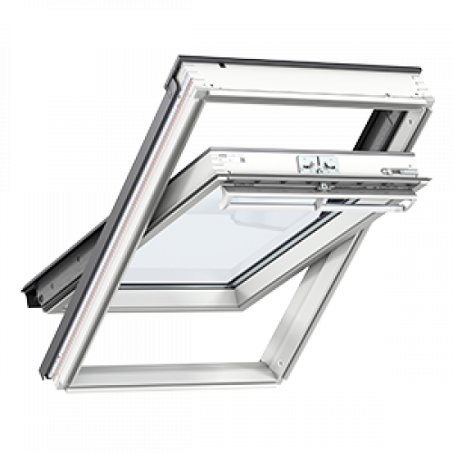картинка Мансардные окна Velux Классика Белое полиуретановое, однокамерный стеклопакет от магазина Альфа Плейс